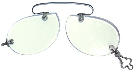 19th Century Rimless French Folding Pince Nez Spectacles