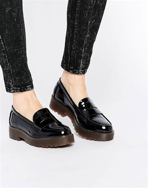 mocassins  grosse semelle chez asos