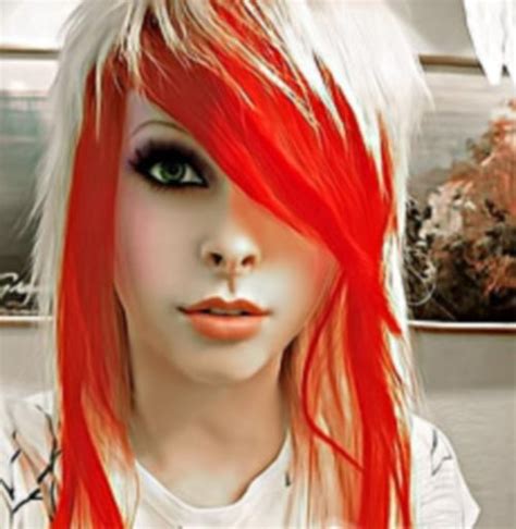 emo fire and snow emo hair color hair color crazy