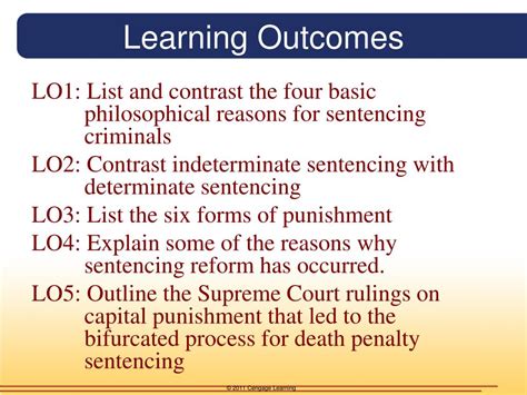 ppt chapter 11 punishment and sentencing powerpoint