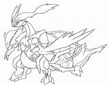 Kyurem Coloring Pages Pokemon Darkrai Pokémon Alternate Forms Form Coloriage Thundurus Ex Template Getcolorings sketch template