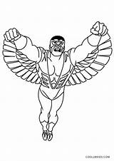 Falcon Superheld Malvorlagen Ausmalbilder Avengers Kostenlos Ausdrucken Cool2bkids sketch template