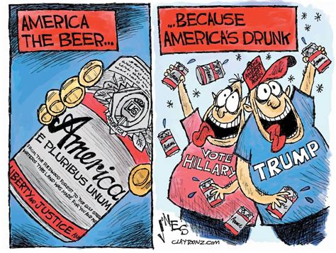 Political Cartoon America The Beer The Independent Utah