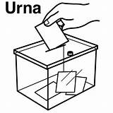 Votar Urnas Urna Elecciones Disegno Pittogrammi Voto Imgmax Colorare Votare Politicos Crece Cae Morena Meses Colora sketch template