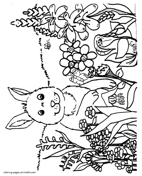 spring printable coloring pages coloring pages printablecom