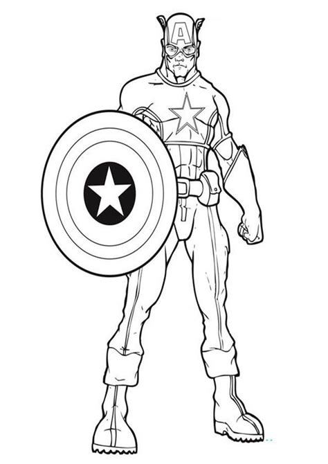 captain america coloring page captain america coloring pages
