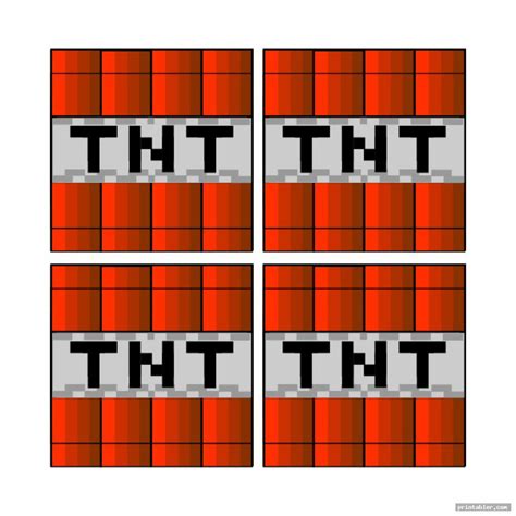 printable minecraft tnt printable word searches
