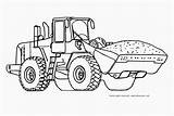 Coloriage Tracteur Coloring Tractopelle Equipment Dessin Colorier Avec Bulldozer Loader Pages Enfant Onlycoloringpages Du Heavy sketch template