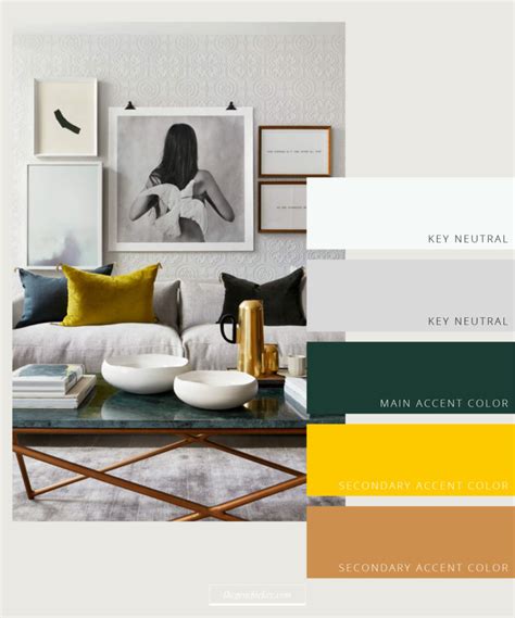 pick  cohesive color palette  interior design  gem picker