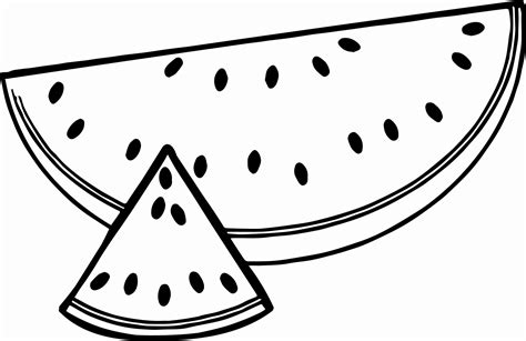 watermelon template exterior coloring pages