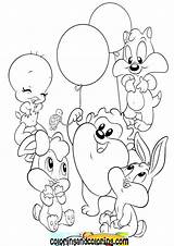 Looney Tunes Coloring Baby Pages Toons Tiny Characters Printable Taz Coloriage Color Kids Vector Coloriages Draw Disney Getdrawings Clipart Print sketch template