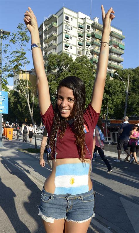fifa world cup argentina fans party  st win photo gallery