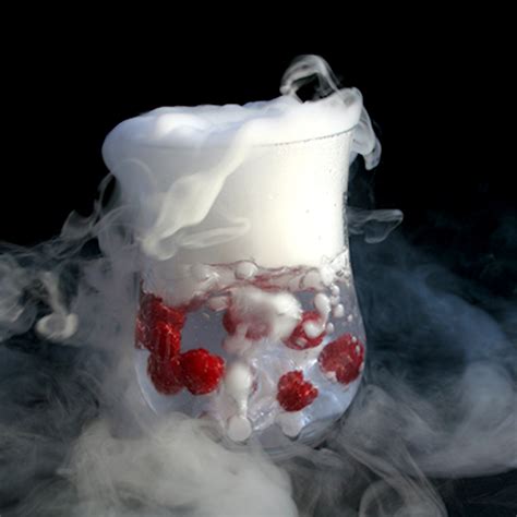 dry ice science gourmandise touch  modern