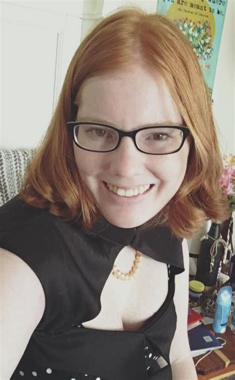Plump And Gorgeous Nerdy Redhead
