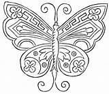 Butterfly Embroidery Vintage Pattern Coloring Hand Crafts Drawing Fan Designs Print Freebie Beautiful Archives Getdrawings Vintagecraftsandmore Antique sketch template