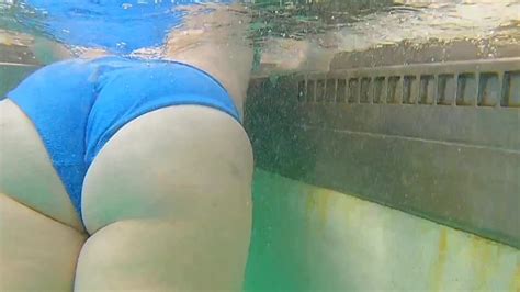 thick pawg underwater creepshot at public pool no sex ~a