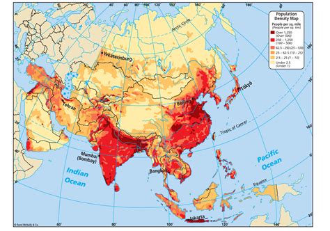 Population Density Map Of Asia Time Zones Map Gambaran