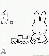 Miffy Coloring Pages Kids Color Cartoon Printable Pull Car Drawing ミッフィー イラスト Character Sheets Toy 壁紙 Baby Cars Characters かわいい sketch template