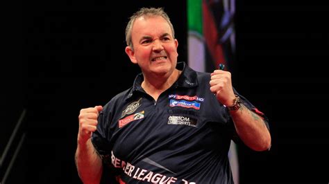 premier league darts phil taylor win overshadowed  spitting incident darts news sky sports