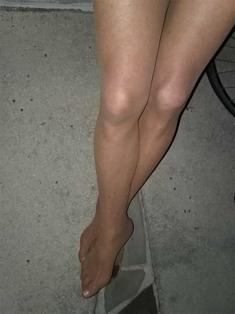 smooth shaved legs in sheer pantyhose crossdresser heaven