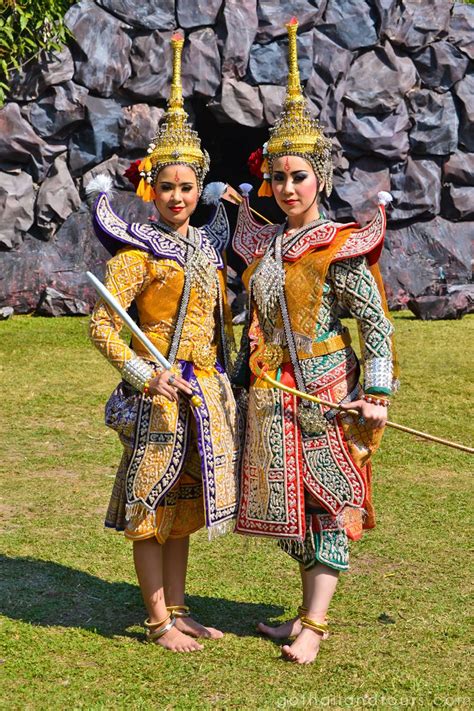 Traditional Thai Dancing Costumes Thailand National