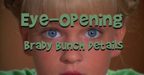 14 Teeny Details You Never Noticed In The Brady Bunch
