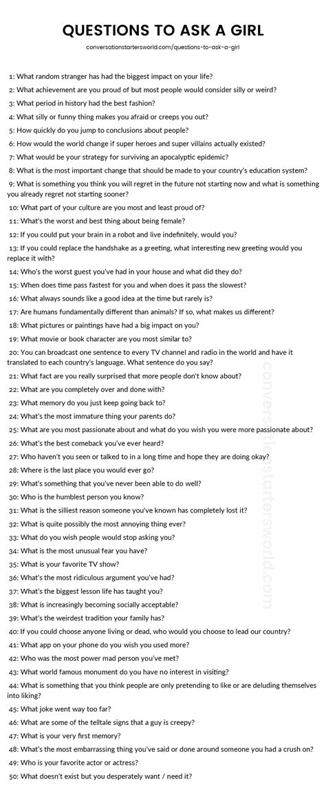 freaky 21 questions to ask a girl 50 sexy questions to