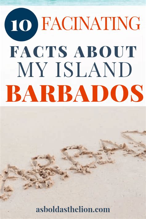 10 Fascinating Facts About My Island Barbados Finding Purpose Facing