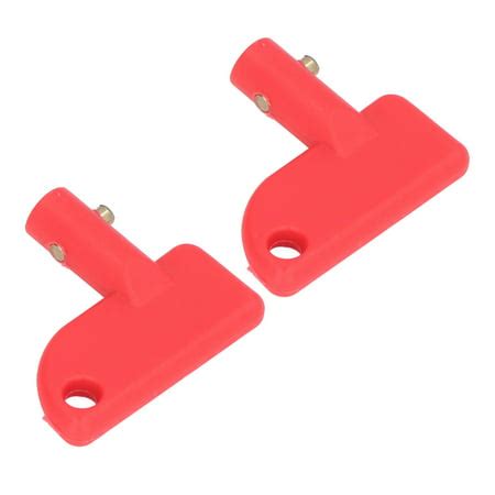 fyydes pcs kill switch spare key mini battery disconnect isolator  boat marine car truck red