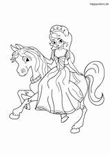 Prinzessin Pferd Malvorlage Principessa Ausmalbilder Colorare Cavallo Ausmalen Malvorlagen Ausmalbild Prinzessinnen Ausdrucken Kostenlos sketch template