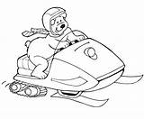 Doo Snowmobile Skidoo Motoneige Jet Colorear Snowmobiles Ourson Conduit Transporte Hugolescargot Casque Font Coloriages sketch template
