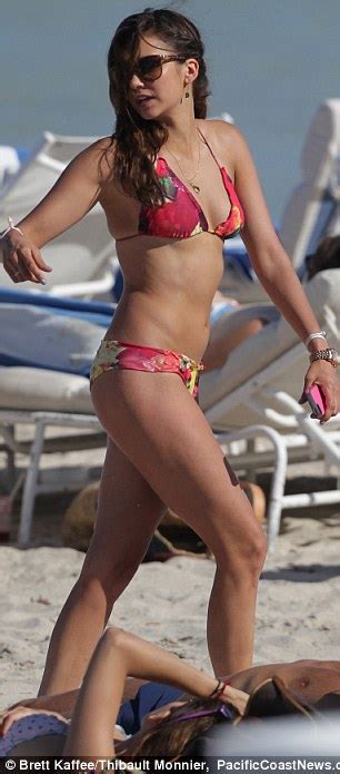 julianne hough shows off her stunning bikini body as she larks around