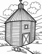 Barn Coloring Drawing Simple Pages Door Getdrawings Open Line Clipart Easy Red Barns Bases Getcolorings Webstockreview sketch template