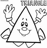 Triangle Coloring Pages Triangle2 sketch template