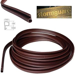push fit replacement joinery woodtimber windowdoor seal  long universal brown bubble