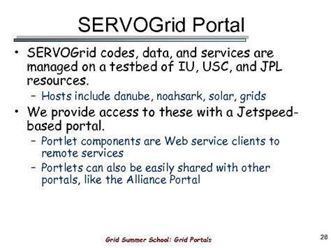 Grid Portals A User S Gateway To The