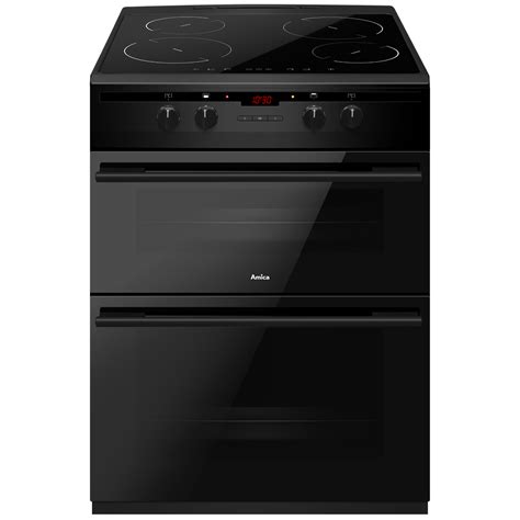 afnmb cm freestanding electric double oven  induction hob amica uk