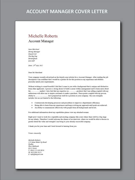 fabulous cover letter examples  director position sample  simple