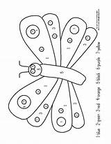 Caterpillar Carle Oruga Raupe Nimmersatt Schmetterling Lesson Wallpaperartdesignhd Ausmalbild sketch template