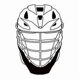Helmet Lacrosse Clipart Getdrawings Drawing Outline Transparent Webstockreview Cascade sketch template