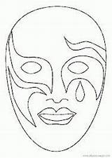 Sablon Mascaras Masks Carnaval Maszk Mascara Mask Coloring Template Read Dibujos Gras Mardi Carnival Masquerade Barranquilla sketch template