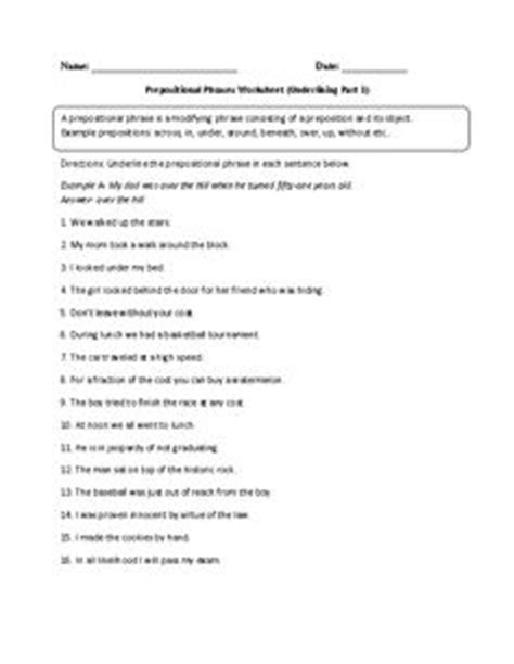 prepositions pack prepositional phrases prepositional phrases