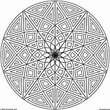 Coloring Pages Getdrawings Geometric Complex sketch template
