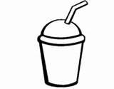 Coloring Milkshake Pages Ii Smoothies Coloringcrew sketch template