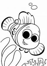 Coloring Nemo Finding Pages Kids Printable sketch template