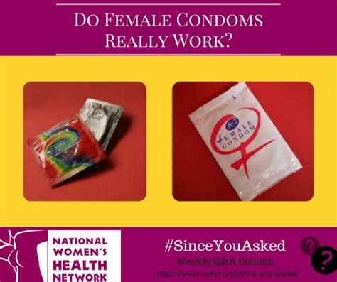 do female condoms really work nwhn