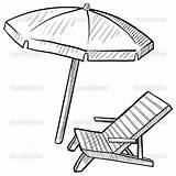 Umbrella Beach Chair Coloring Drawing Closed Vector Doodle Line Getdrawings Sketch Objects Printable Clipart Pages Color Lhfgraphics Clipartpanda Drawings Kids sketch template