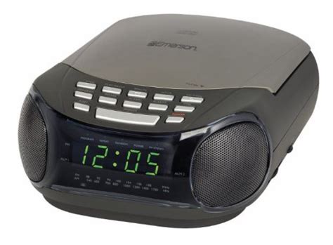 emerson dual alarm clkradio amfm cd player radio amfm cd player