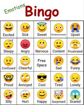 emotions bingo  tia darby tpt