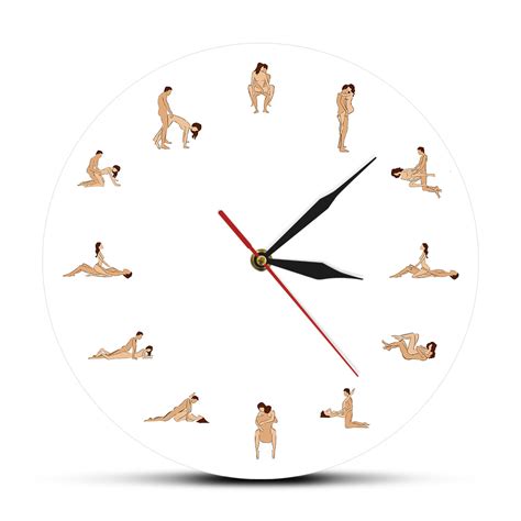12 Sex Positions Decorative Wall Watch Kama Sutra Adult